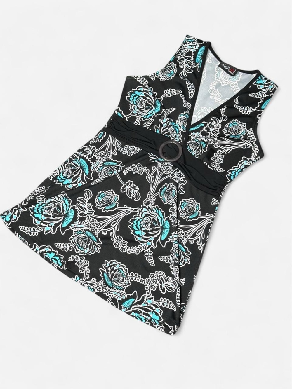 Vintage Y2K Long Baby Top, By Digit@l Clothing, Size Small/Medium
